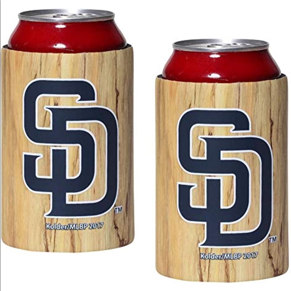 New MLB San Diego Padres Logo Baseball Woody Bat Cozies - 2-Pack